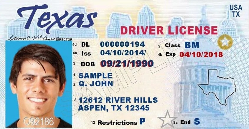 Cita para licencia de conducir en Texas 1 cita para licencia de conducir en texas
