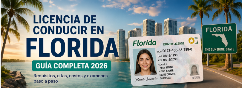 Licencias Florida 1 licencia de conducir en Florida requisitos 2026